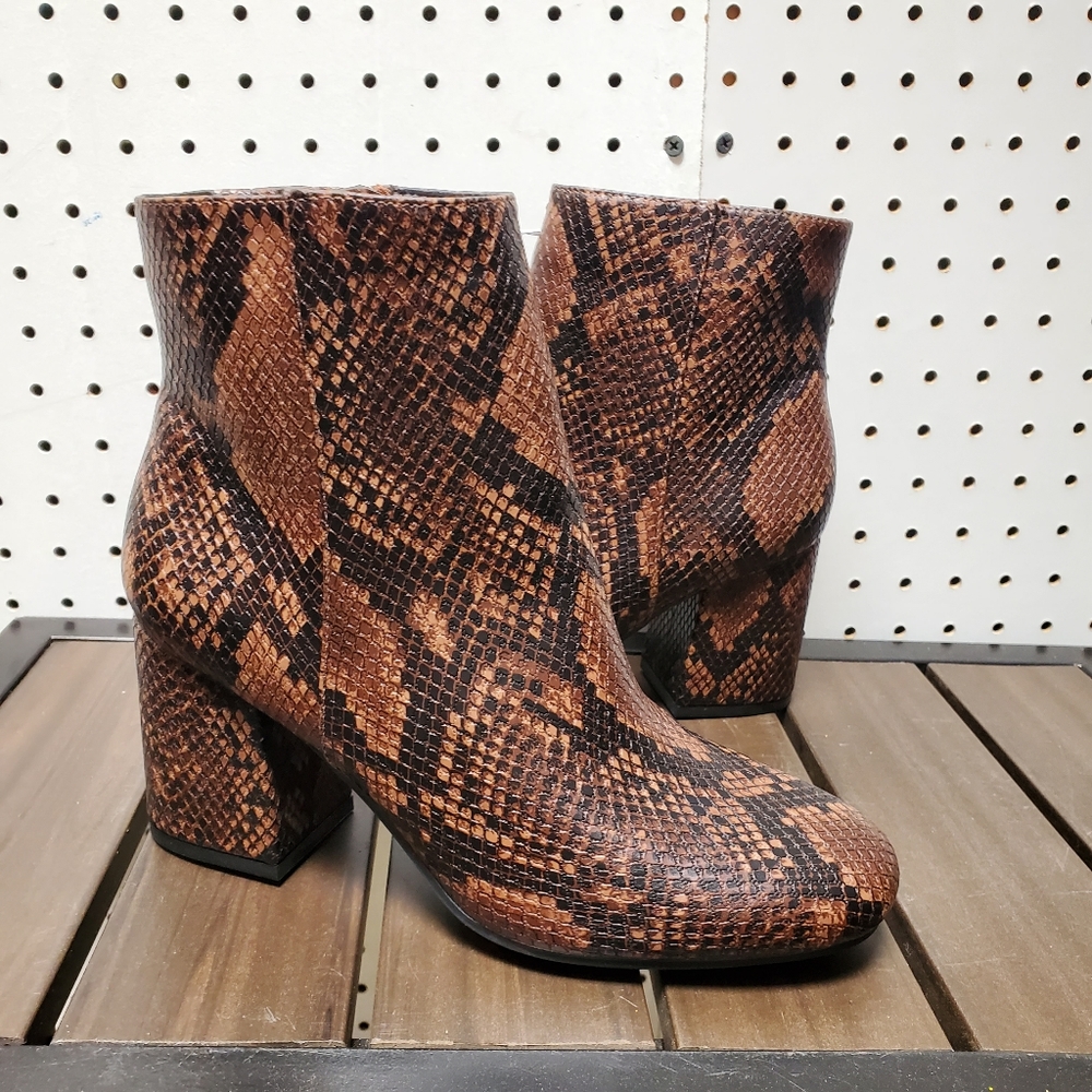 A New Day Celeste Snake Print Mid Shaft Bo…
